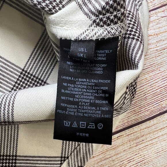 Urban Outfitters Keya Plaid Hook & Eye Mini Dress Size Large- Retro-Y2k - Picture 8 of 13